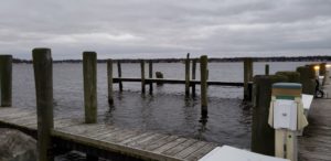Empty Docks on Lake Macatawa | Michigan Captain
